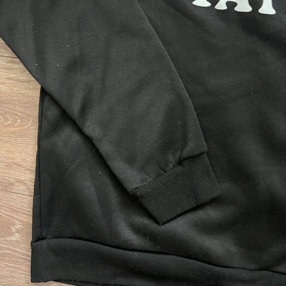 I LOVE TAYLOR Black Long Sleeve Crew Neck Sweatshirt Size XL - Picture 5 of 11